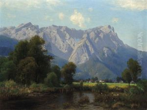Blick Auf Die Zugspitze