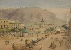 Adderley Street And The Dutch Reformed Church, Cape Town