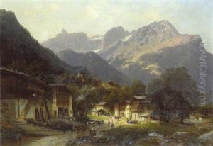 Gebirgsdorf by Josef Schoyerer