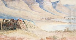Camps Bay And The Twelve Apostles by Thomas William Bowler