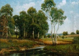 Aus Dem Glonntal Bei Grafing by Josef Schoyerer