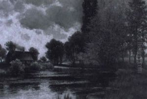 Motiv Aus Wartenberg Bei Moosburg, Oberbayern by Josef Schoyerer