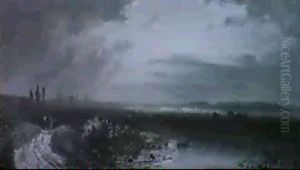 Sommerliche Flusslandschaft Sommerliche Flusslandschaft