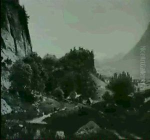 Sommertag In Den Alpen by Josef Schoyerer