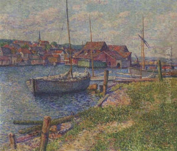 Stadt Am Wasser (krager Bei Sonne) - view 1