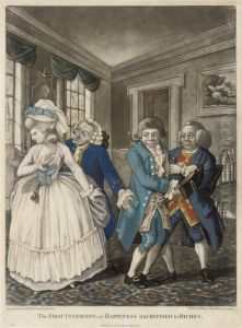 The First Interview, Or Happiness Sacrificed To Riches by Carington Bowles