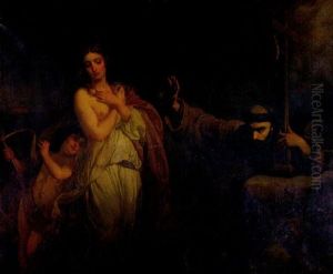 Die Versuchung Des Hl. Antonius by Julius Friedrich Anton Schrader