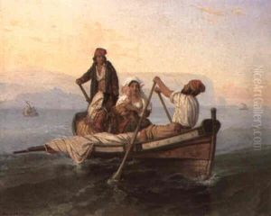 Fisherman's Family by Julius Friedrich Anton Schrader