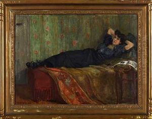 In Gedanken Versunken by Gustav Peter Franz Schraegle