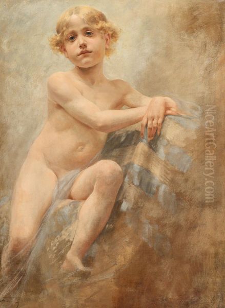 Boy With Blond Curls - view 1
