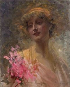 Bildnis Einer Eleganten Dame by Alois Hans Schram