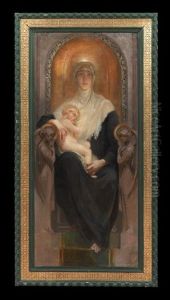 Madonna And Child Enthroned Madonna And Child Enthroned