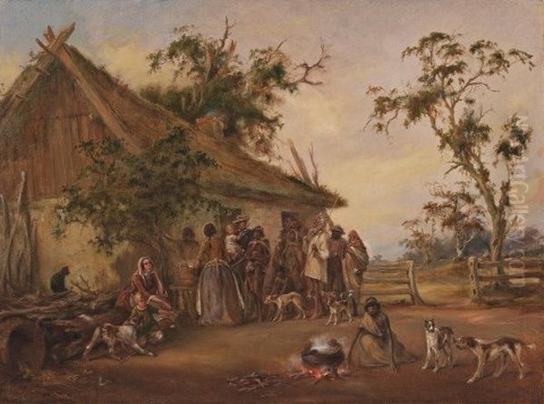 Bush Visitors, 1859 - view 1