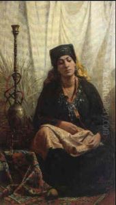 Femme Au Narghile