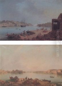 View Of The Grand Harbour At Valetta, Malta