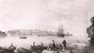 View Of Valetta by Anton Schranz