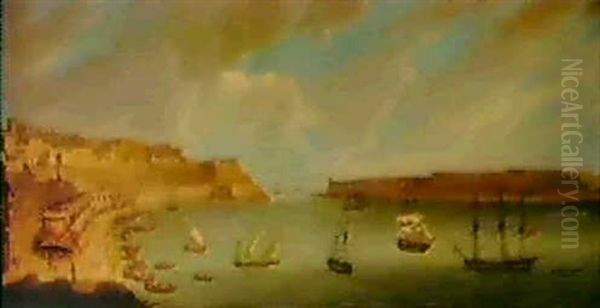 View Of The Harbour At Valetta, Malta - view 1