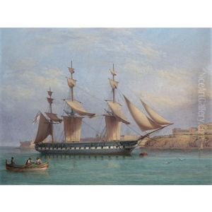 H.m.s. Arethusa Entering Valetta Harbour H.m.s. Arethusa Entering Valetta Harbour