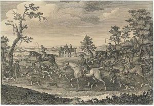 Going To Cover; Making A Cast At A Fault; The Chase Of The Fox; The Death Of The Fox by James Bowles
