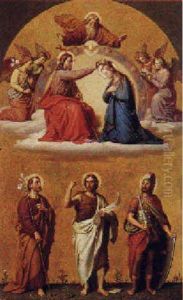 Jomfru Marias Kroning by Johann von Schraudolph