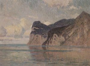 Blick Auf Den Monte Castello, Gardasee