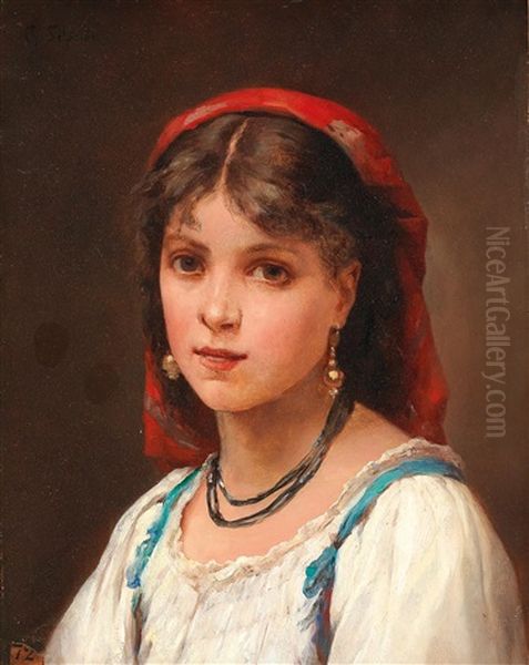 Portrait Of A Girl From The Mediterranean - view 1