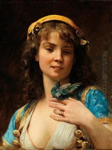 Girl With Hummingbird