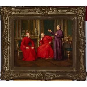 Cardinals In Discussion Cardinals In Discussion
