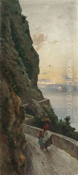 Abendstimmung An Der Amalfitanischen Kuste - view 1