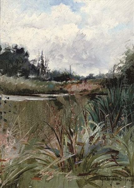 On The Banks Of A Lake - view 1