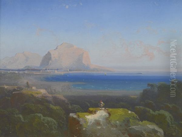 Ansicht Von Palermo Mit Dem Monte Pellegrino - view 1