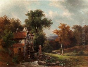 The Mill by Friedrich Wilhelm Schreiner