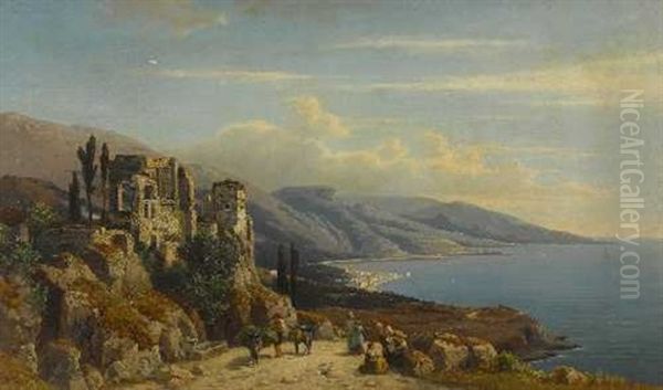 Italienische Kustenlandschaft - view 1