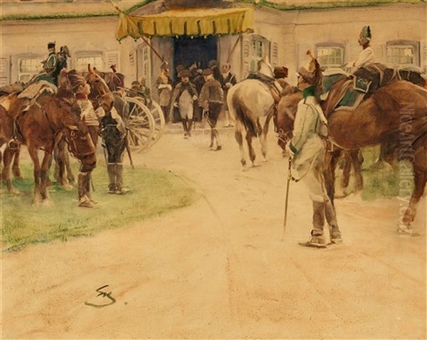 Napoleon In Dusseldorf 1811 - view 1