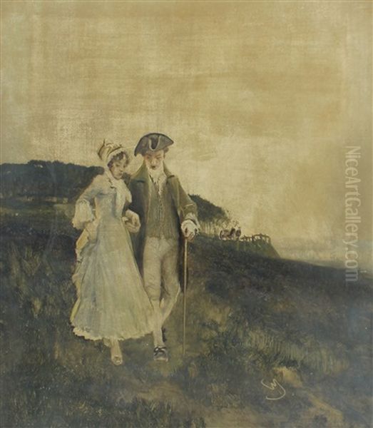 Landschaft Mit Zwei Figuren - view 1