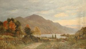 An Autumn Evening On Lake George, Theadirondacks, U.s.a.