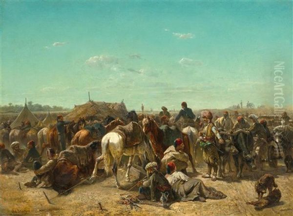 Resting Bedouins - view 1