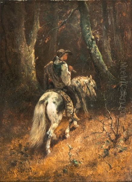 Lumberjack On Horseback - view 1