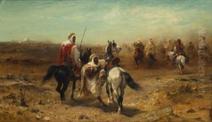 Le Depart Pour La Fantasia by Adolf Schreyer