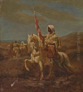 Arabischer Standartentrager by Adolf Schreyer