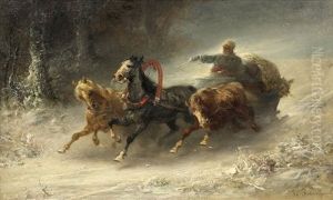 The Imperial Courier by Adolf Schreyer