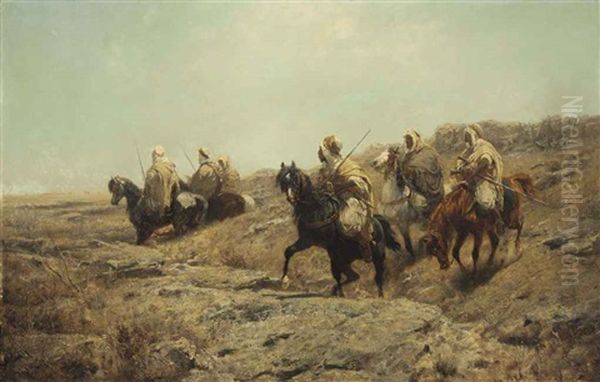 Arab Warriors On The Lookout - view 1