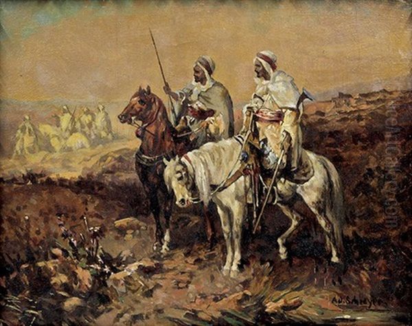 Orientalist Scene With Horsemen - view 1