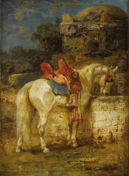 A Horse At Well - view 1