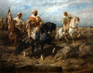 Le Chef Arabe by Adolf Schreyer