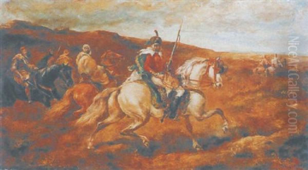 Arabische Krieger Zu Pferd - view 1