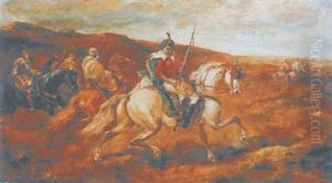 Arabische Krieger Zu Pferd Arabische Krieger Zu Pferd