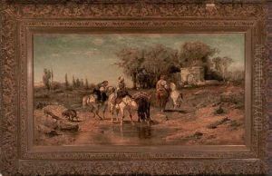 Oasis by Adolf Schreyer