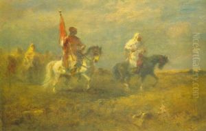 Auf Dem Kriegzeug by Adolf Schreyer