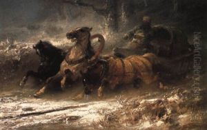 Troika, Von W"lfen Verfolgt by Adolf Schreyer